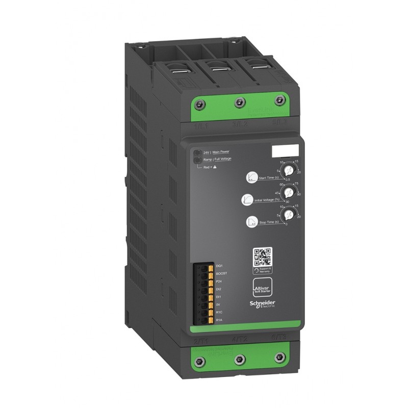 (ATS130N2D80LT) Устройство плавного пуска Schneider Electric серия Altistart 130, P=45 кВт, Uвх=3Фх380В, Us-24V DC