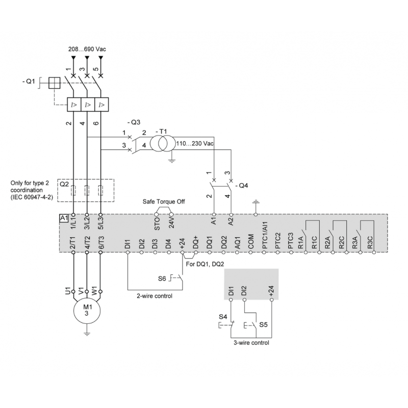 ATS490D75Y - Устройство плавного пуска 37 кВт, 208-690 В, серия Altistart 490, Schneider Electric