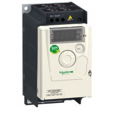 (ATV12H018M2TQ) Преобразователь частоты Schneider Electric ALTIVAR12, P=0.18 кВт, Uвх=1Фх220В/Uвых=3Фх220В