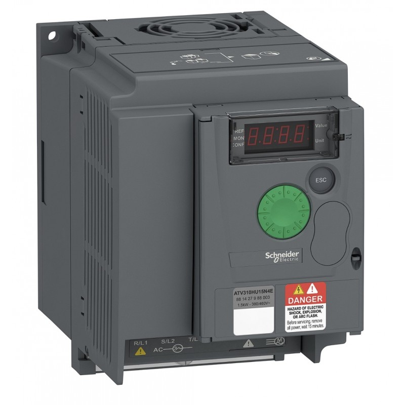 (ATV310HU22N4E) Преобразователь частоты Schneider Electric, Easy Altivar 310, P=2.2 кВт, Uвх=3Фх380В/Uвых=3Фх380В