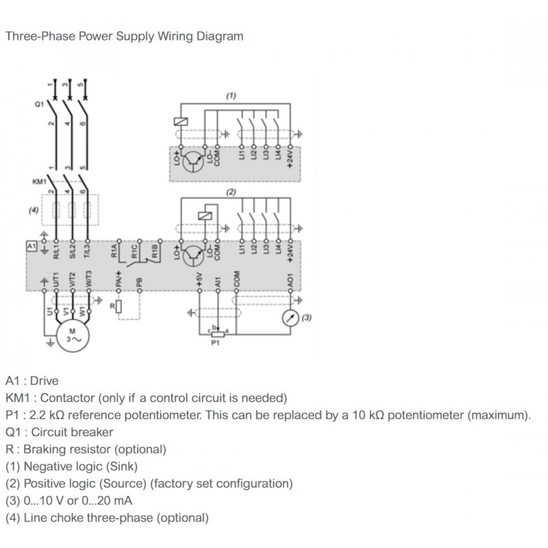 (ATV310H075N4E) Преобразователь частоты Schneider Electric, Easy Altivar 310, P=0.75 кВт, Uвх=3Фх380В/Uвых=3Фх380В