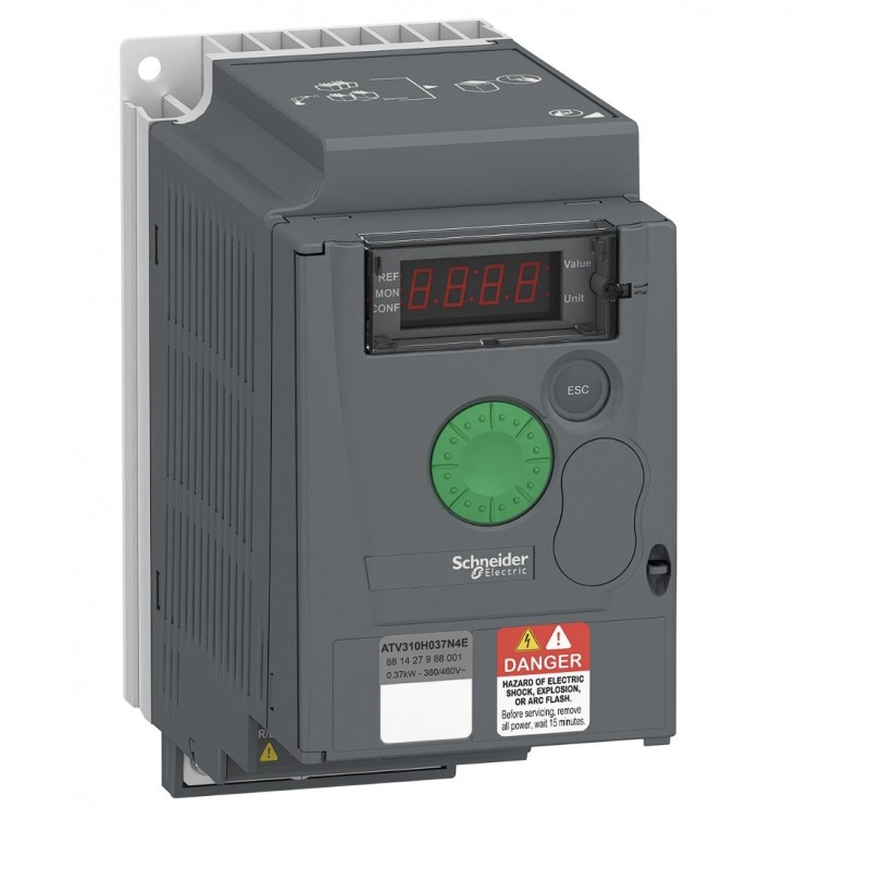 (ATV310H075N4E) Преобразователь частоты Schneider Electric, Easy Altivar 310, P=0.75 кВт, Uвх=3Фх380В/Uвых=3Фх380В (ATV310H075N4E) Преобразователь частоты Schneider Electric, Easy Altivar 310, P=0.75 кВт, Uвх=3Фх380В/Uвых=3Фх380В