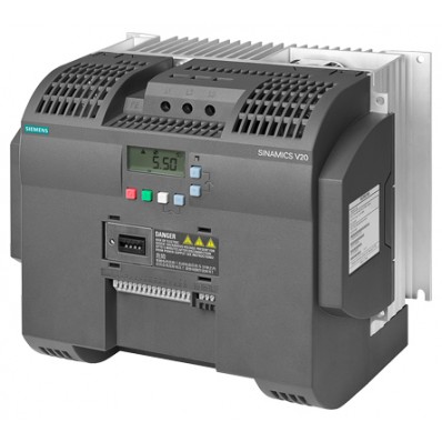 (6SL3210-5BE31-1UV0) Преобразователь частоты Siemens SINAMICS V20, P=11 кВт, Uвх=3Фх380В/Uвых=3Фх380В