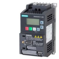 (6SL3210-5BB17-5UV1) Преобразователь частоты Siemens SINAMICS V20, P=0,75 кВт, Uвх=1Фх220В/Uвых=3Фх220В
