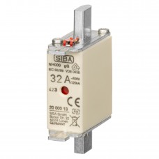 S20 000 13.32 - Предохранитель ножевой SIBA, 32 A, NH-000, gG, 500 В АС/220 В DC, Pronutec