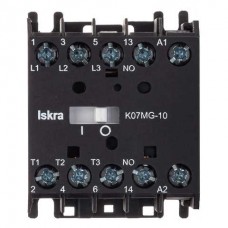 Миниконтактор K08MG-10, Ie-15.5 A, 7.5 кВт, Uc-24 В DC, 1NO, Iskra (030041352000)