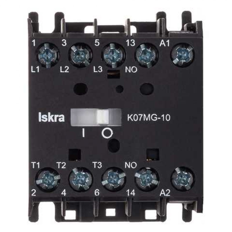 Миниконтактор K08MG-10, Ie-15.5 A, 7.5 кВт, Uc-24 В DC, 1NO, Iskra (030041352000)