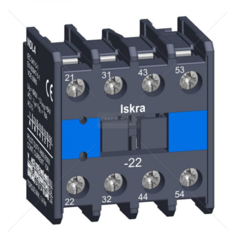 Дополнительный контакт NDL4, 2NO+2NC, для KNL43–75, Iskra (038422910000)