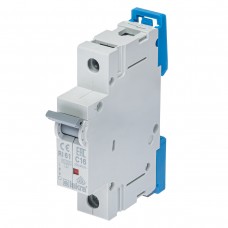 786100056000 - Автоматический выключатель RI61, 1P In=16 A, Кривая C, 10 кА, Iskra