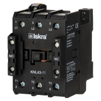Контактор KNL43-11, In-43 A, 18.5 кВт, Uc-220…240 В AC, 1NO+1NC, Iskra (030050498000)