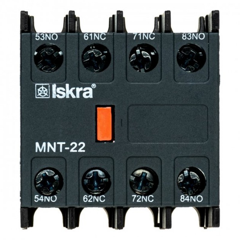 Дополнительный контакт MNE-22 для KNLM, 2NO+2NC, Iskra (786150002000)