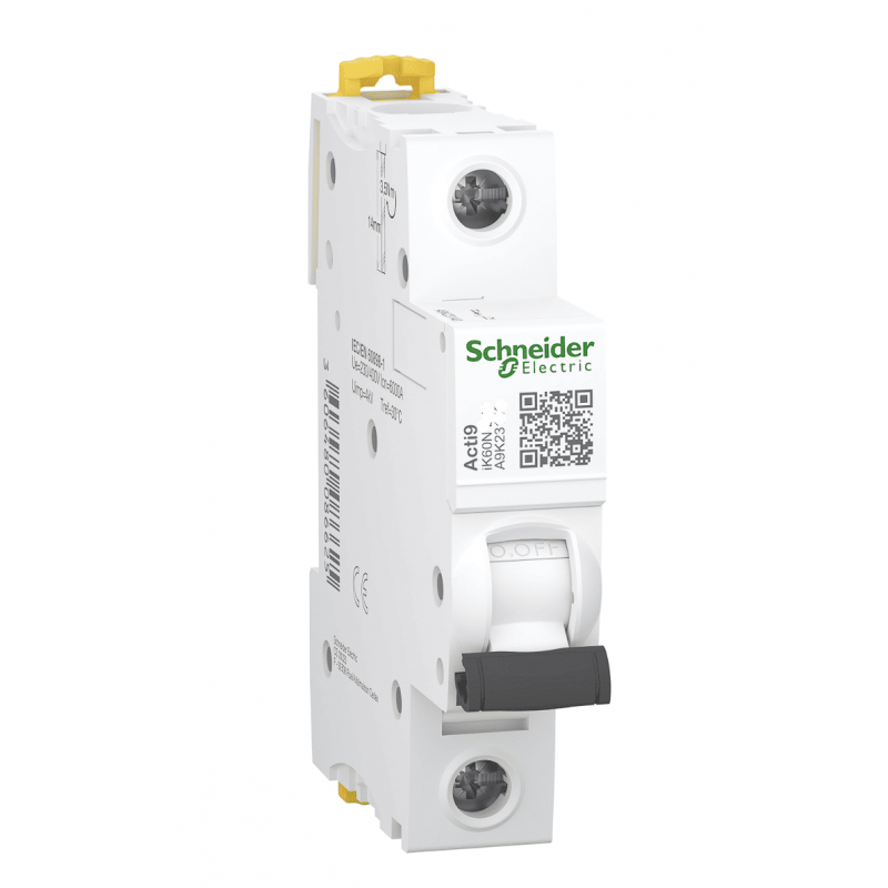 A9K24120 - Автоматический выключатель iK60, 1P In=20 А, Кривая C, 6 кА, Schneider Electric