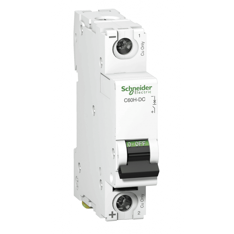 A9N61511 - Автоматический выключатель iC60H-DC, 1P In=16 А, Un=12-250 В DC, Кривая C, 10 кА, Schneider Electric