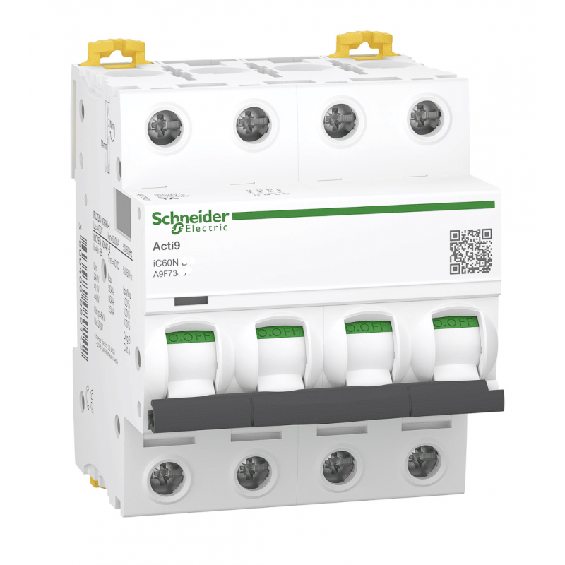 A9F75401 - Автоматический выключатель IC60N, 4P In=1 А, Кривая D, 6 кА, Schneider Electric