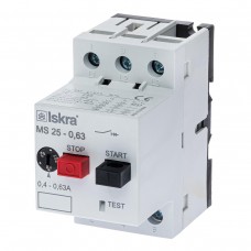 30107958000 - Автомат защиты двигателя MS25, Ir-0.4-0.63 A, Iskra