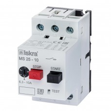 30107964000 - Автомат защиты двигателя MS25, Ir-6.3-10 A, Iskra