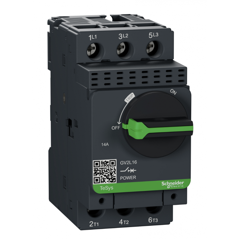 GV2L20 - Автомат защиты двигателя TeSys GV2, Ir-14 A, Schneider Electric