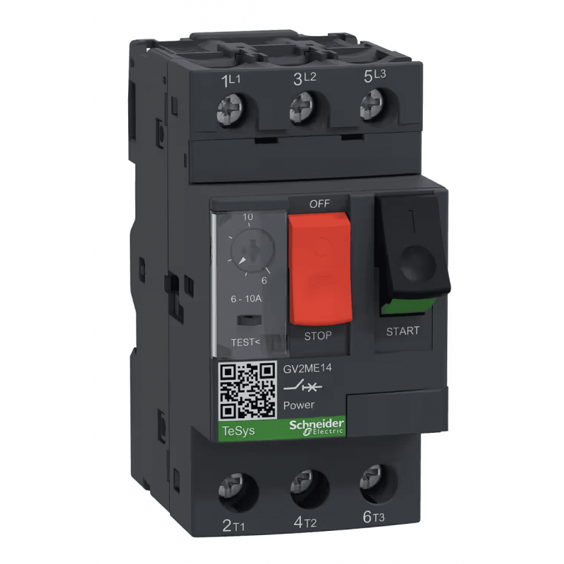 GV2ME14 - Автомат защиты двигателя Tesys, Ir-6-10 A, Schneider Electric