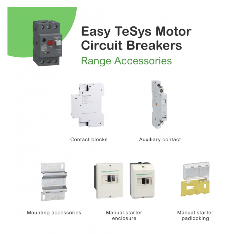 GZ1E03 - Автомат защиты двигателя Easy TeSys, Ir-0.25-0.40 A, Schneider Electric