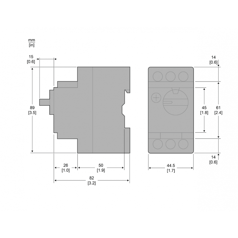 GV2P06 —  Автомат защиты двигателя TeSys, Ir-1-1.6 A, Schneider Electric