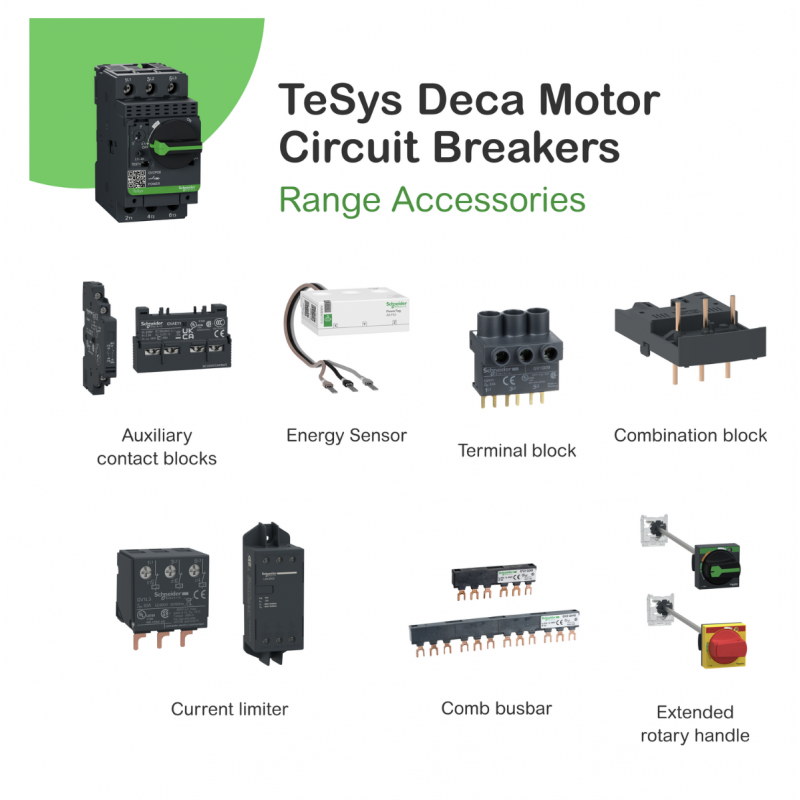 GV2L16 - Автомат защиты двигателя TeSys GV2, Ir-10 A, Schneider Electric