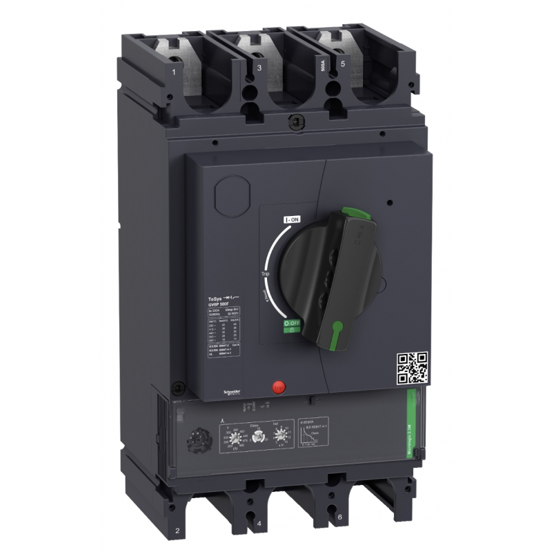 GV6P500F -  Автомат защиты двигателя TeSys GV6, Ir-250-500 A, 36кА, Schneider Electric