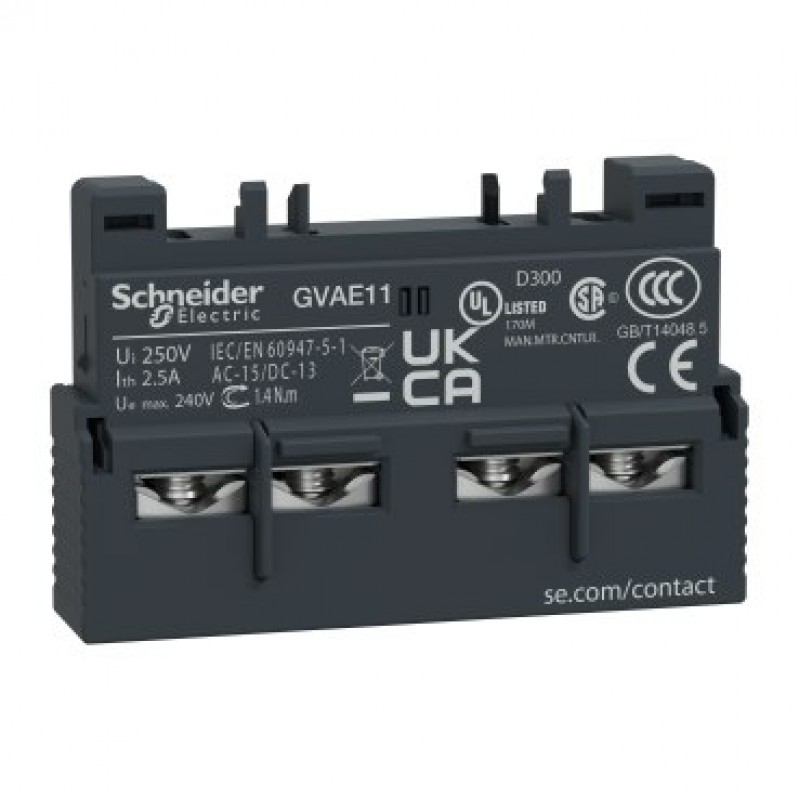 GVAE11 – Дополнительный контакт 1NO+1NC для TeSys, Schneider Electric