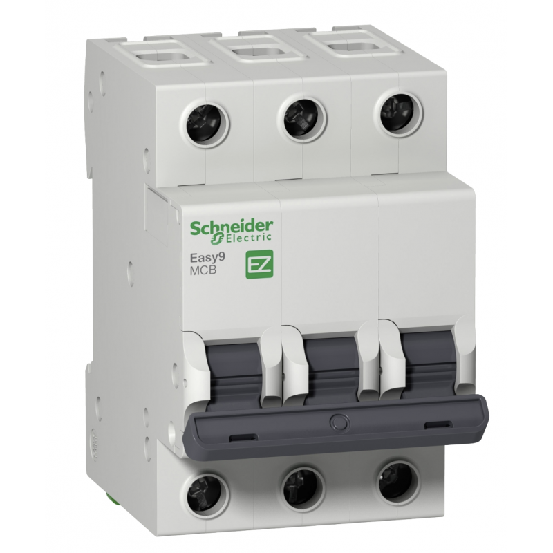 EZ9F14363 - Автоматический выключатель Easy9, 3P In=63 А, Кривая B, 4.5 кА, Schneider Electric