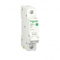 R9F02163 - Автоматический выключатель RESI9, 1P In=63 A, Кривая B, 6 кА, Schneider Electric