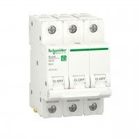 R9F02363 - Автоматический выключатель RESI9, 3P In=63 A, Кривая B, 6 кА, Schneider Electric