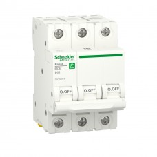 R9F02363 - Автоматический выключатель RESI9, 3P In=63 A, Кривая B, 6 кА, Schneider Electric