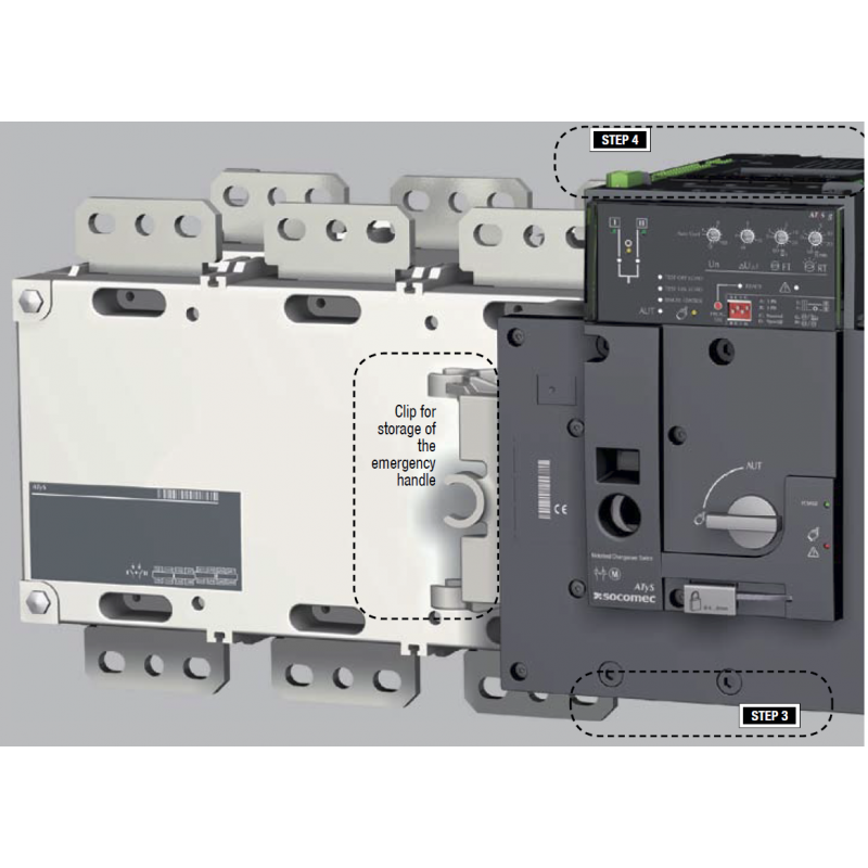 АВР для систем Сеть/Генератор ATyS g, 3P Ith-3200 A, 230 VAC, Socomec (95533320)
