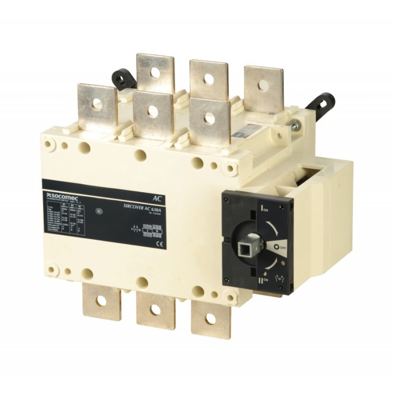 Переключатель нагрузки SIRCOVER, 3P Ith-630 A, I-0-II, Socomec (41AC3063)