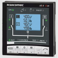 Дисплей LCD D-20, IP21, для ATyS, Socomec (95992020)
