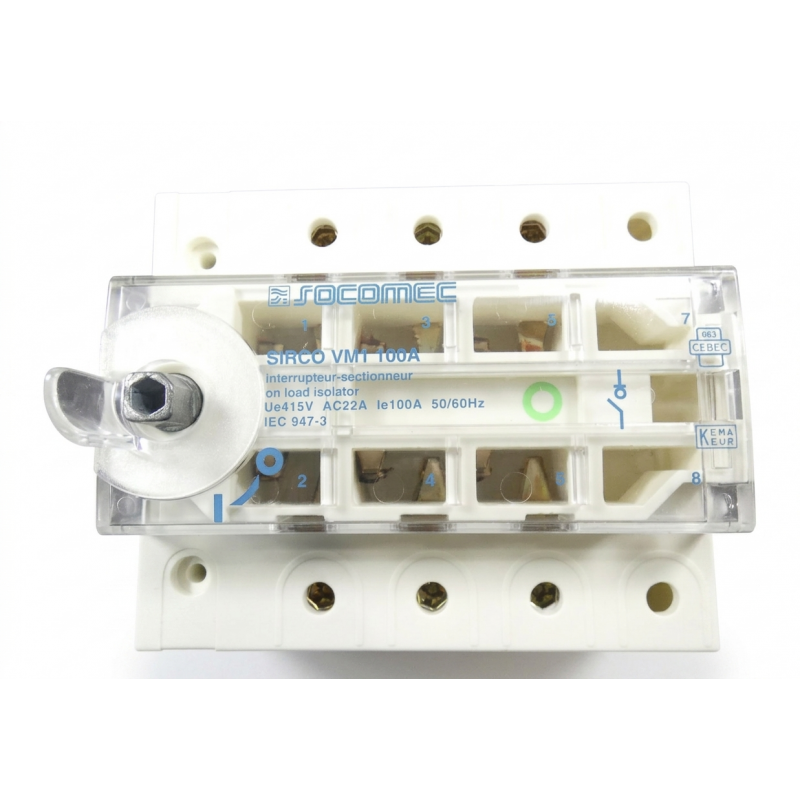 Выключатель нагрузки Sirco VM (I-0) 3P Ith-63 A, Socomec (25003006)