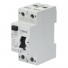 030105062000 - Дифференциальный выключатель нагрузки (УЗО) AFI2, 2P In-40А, 30mA, Тип AC, 6kA, ISKRA