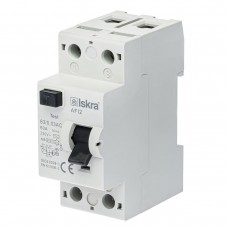 786101156000 - Дифференциальный выключатель нагрузки (УЗО) AFI2, 2P In-63А, 30mA, Тип AC, 6kA, ISKRA