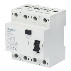 786101159000 - Дифференциальный выключатель нагрузки (УЗО) AFI4, 4P In-63А, 30mA, Тип AC, 6kA, ISKRA