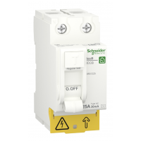 R9R51225 - Устройство защитного отключения RESI9, 2P 25A 30мА, тип AC, 6kA. Schneider Electric