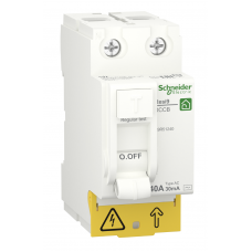 R9R51240 - Устройство защитного отключения RESI9, 2P 40A 30мА, тип AC, 6kA. Schneider Electric