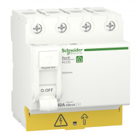 R9R54440 - Устройство защитного отключения RESI9, 4P 40A 300мА, тип AC, 6kA. Schneider Electric