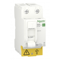 R9R60225 - Устройство защитного отключения RESI9, 2P 25A 10мА, тип A, 6kA. Schneider Electric