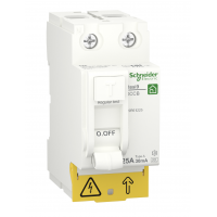 R9R61225 - Устройство защитного отключения RESI9, 2P 25A 30мА, тип A, 6kA. Schneider Electric
