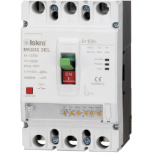 MOD2 3EL 225A - Автоматический выключатель  MOD2 3EM, 3P In-225 А, 36кА, электронный (0.4-1), Iskra
