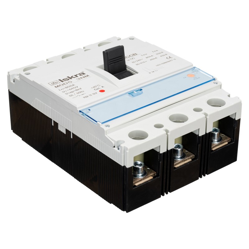 786104800000 - Автоматический выключатель  MOD5 3NM, 3P In-800 А, 65кА, термомагнитный (0.8-1), Iskra