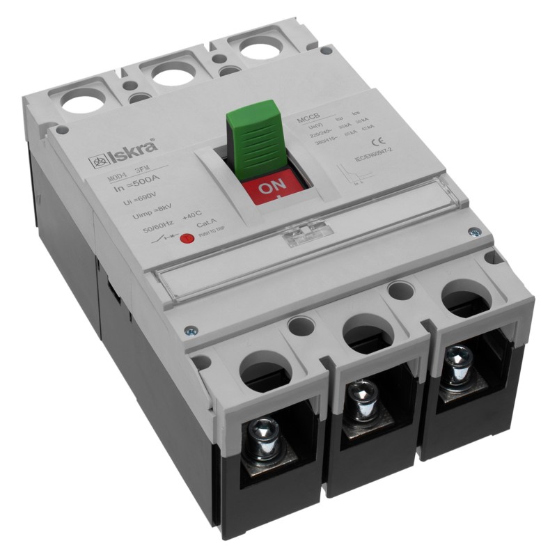 786103635000 - Автоматический выключатель  MOD4 3FM, 3P In-500 А, 65кА, Iskra