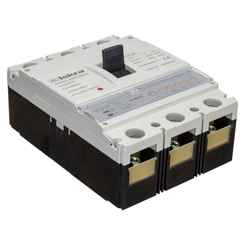 786103766000 - Автоматический выключатель  MOD4 3EM, 3P In-800 А, 65кА, электронный (0.4-1), Iskra