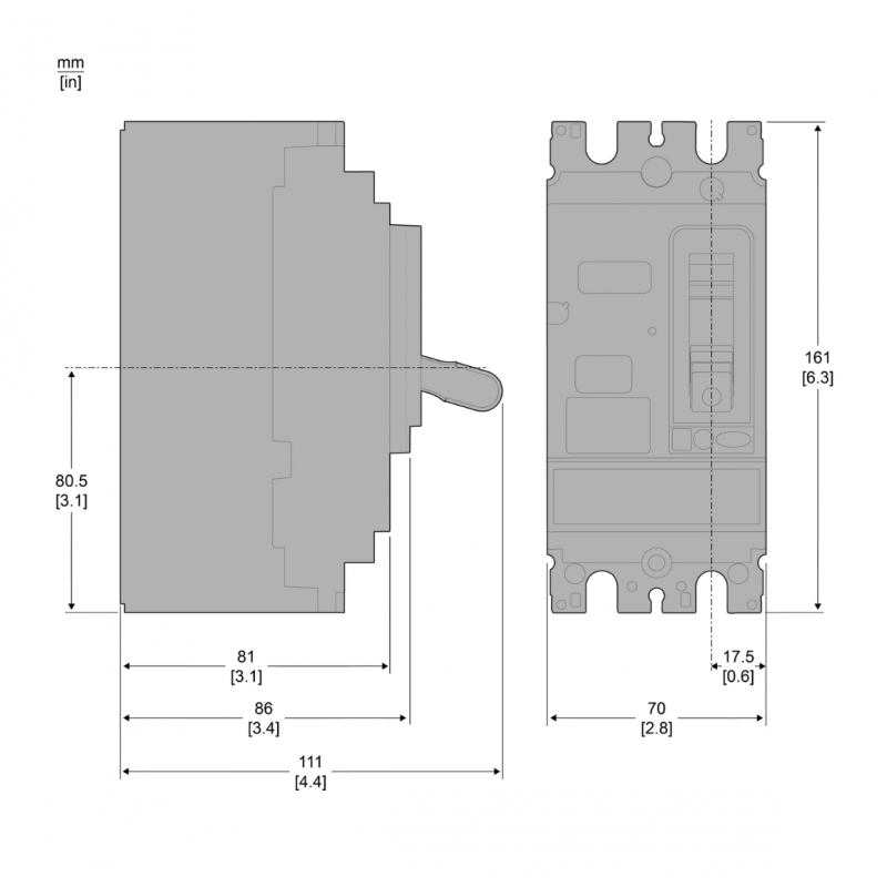 C10F2TM040 – Автоматический выключатель ComPacT NSX100F TMD, 2P In-40 A, 18 кА, AC/DC, Schneider Electric