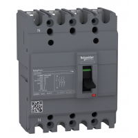 EZC100N4060 - Автоматический выключатель EasyPact EZC100N 4P In-60 А, 15кА, Schneider Electric