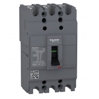 EZC100H3075 - Автоматический выключатель EasyPact EZC100H, 3P In-75 А, 30кА, Schneider Electric